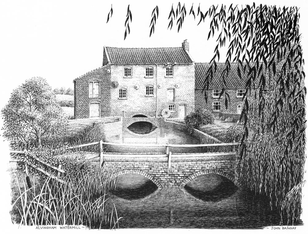 Alvingham Watermill, Lincolnshire Image