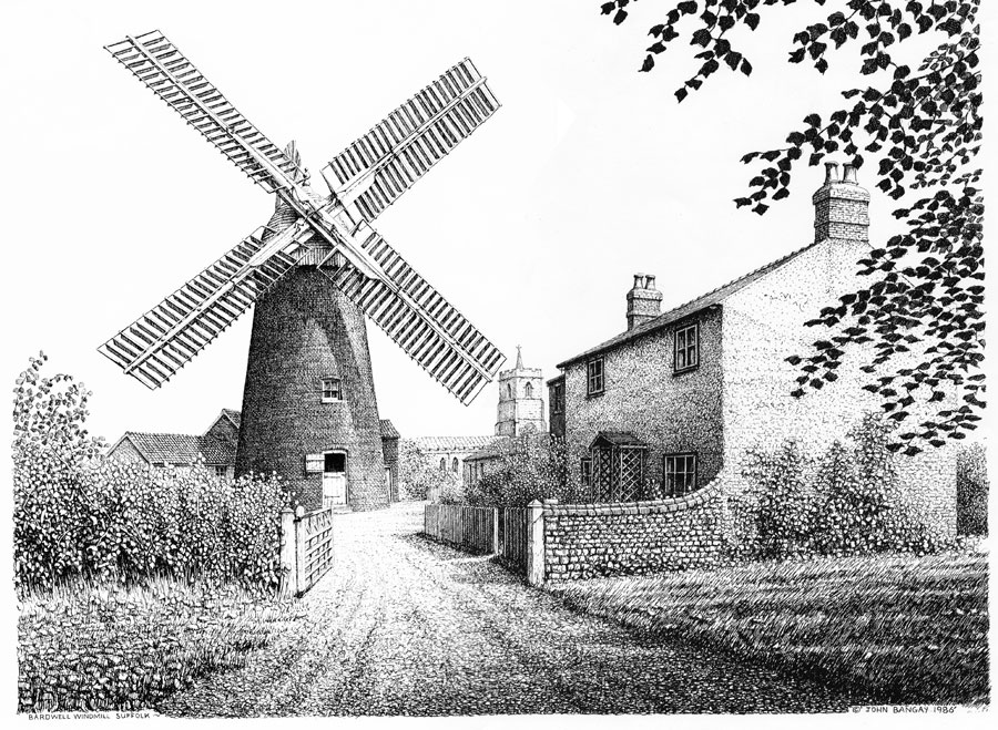 Bardwell Windmill, Bury St Edmunds, Suffolk Image