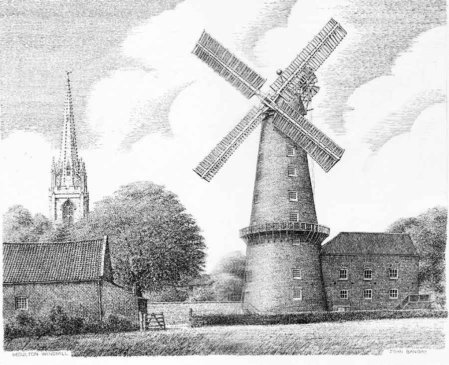 Moulton Windmill, Lincolnshire Image