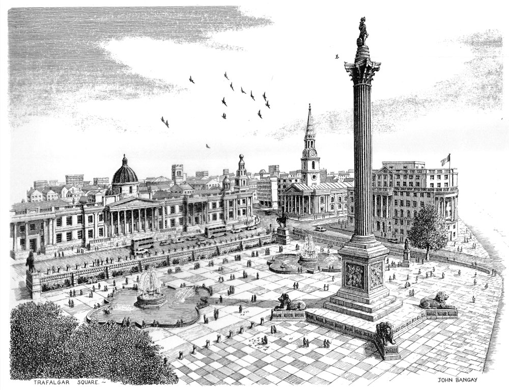 Trafalgar Square, City of London Image