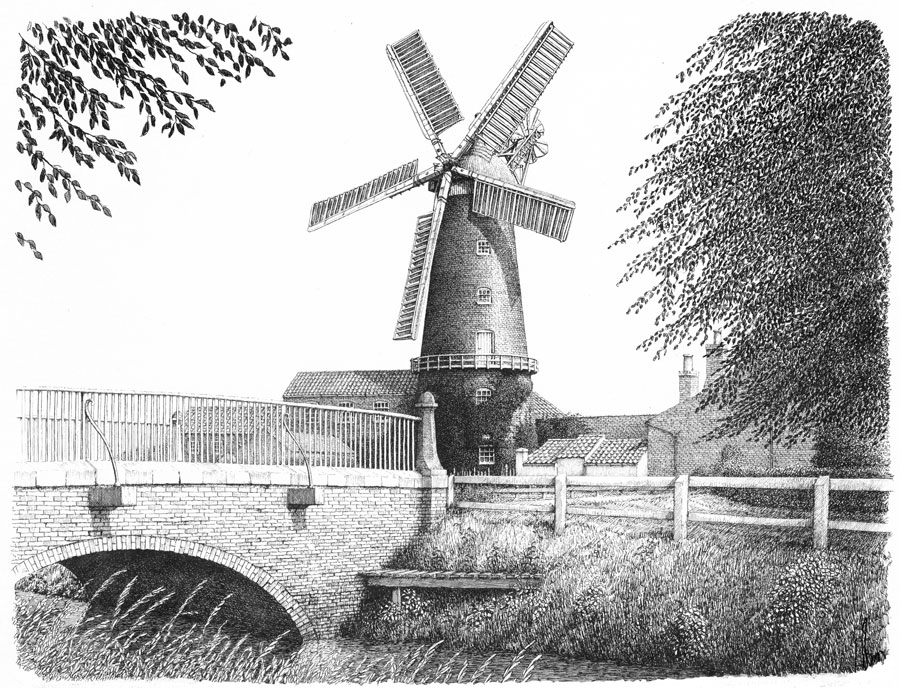 Wainfleet Watermill, Lincolnshire Image